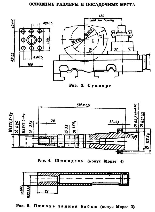 Супорт. Габаритні розміри робочого простору токарно-гвинторізного верстата 1ІС611В 1ІС611В Габаритні розміри робочого простору токарно-гвинторізного верстата